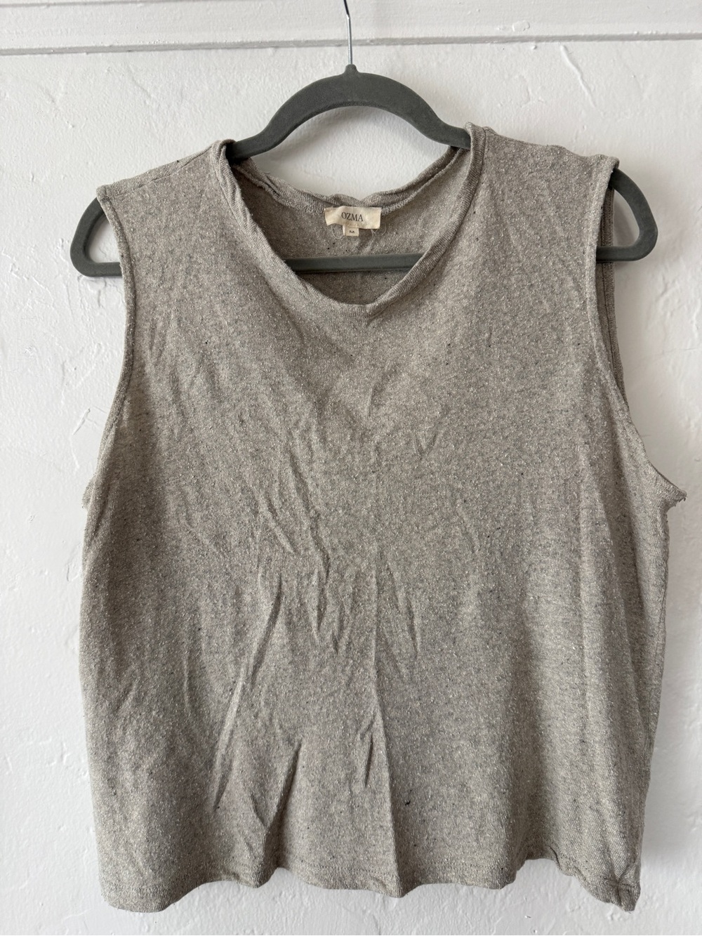 Ozma muscle tee silk noil medium